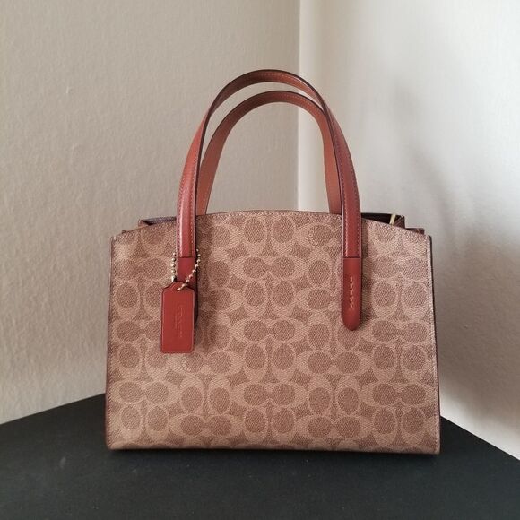 NWOT Coach Leather Tote - Picture 4 of 11
